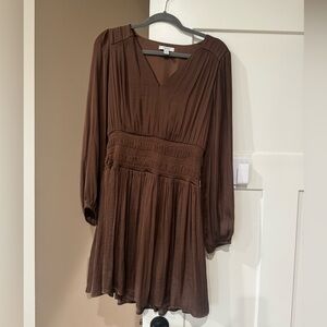 Nine West Chocolate Brown Mini Dress